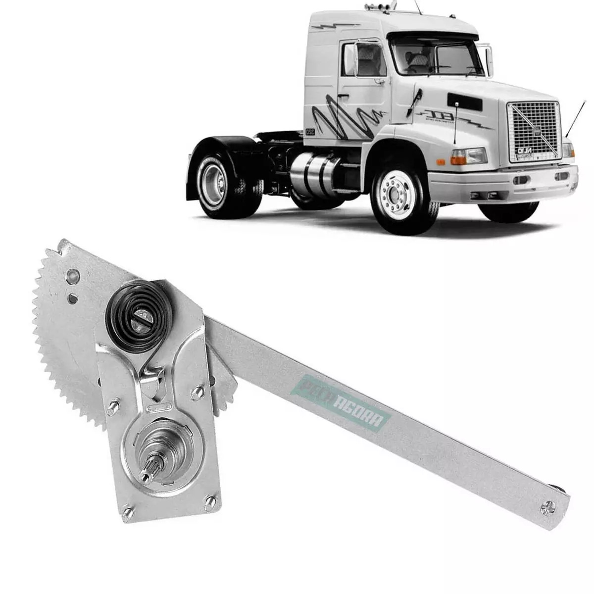 MAQUINA VIDRO DIR CABINE CURTA VOLVO NL10 NL12 ATE 89 (6889224-R2610D)