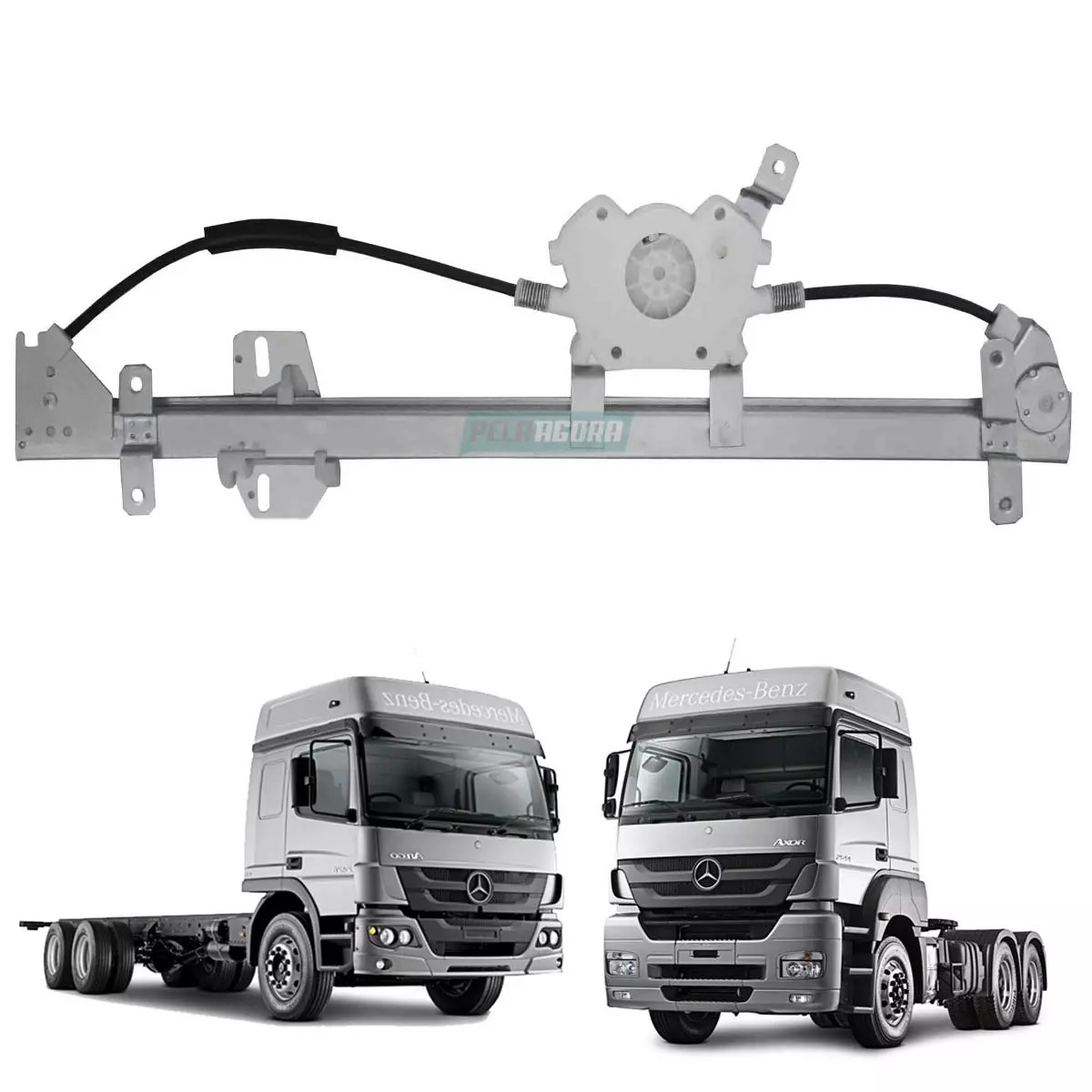 MAQUINA VIDRO ELETRICO DIR SEM MOTOR MB 1938 1938S 1944S AXOR ATEGO (9737200446A