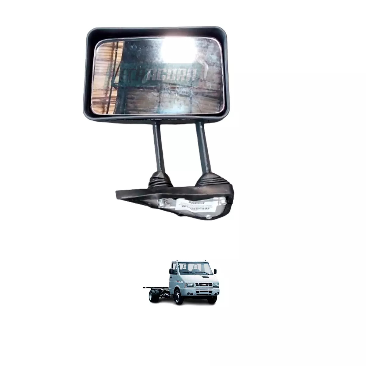 RETROVISOR IVECO DAILY 2007 LD CONJUNTO DIREITO (93936841)