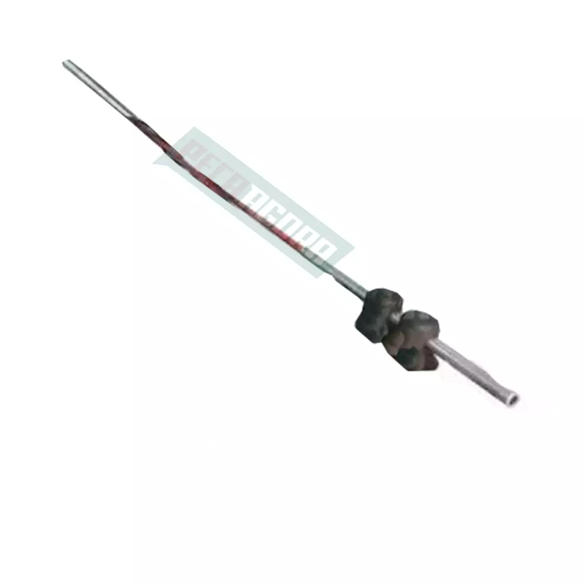 PAR ANTENA DE FIBRA P/CAMINHAO ''TRADICIONAL'' VERMELHA (CX.417085**2)