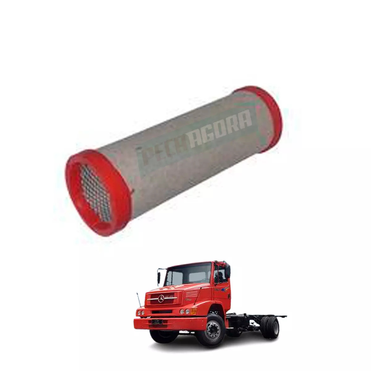 ELEMENTO FILTRO AR MB MERCEDES BENZ AXOR L1318E L1620 ONIBUS B7 EUROCARGO I  (37