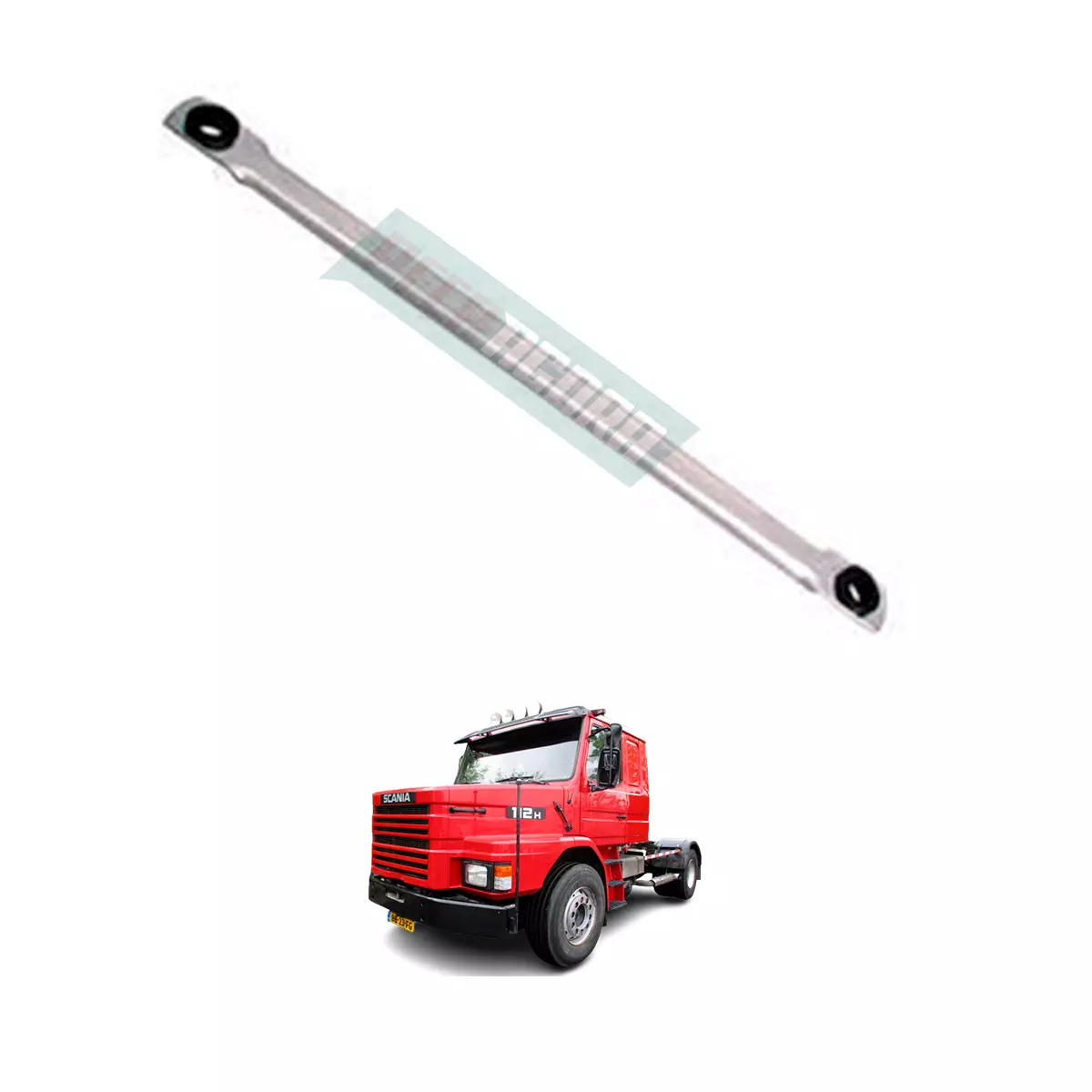 BARRA HASTE LIMPADOR CENTRAL PARA SCANIA 112 142 SERIE R T (537363-157C)