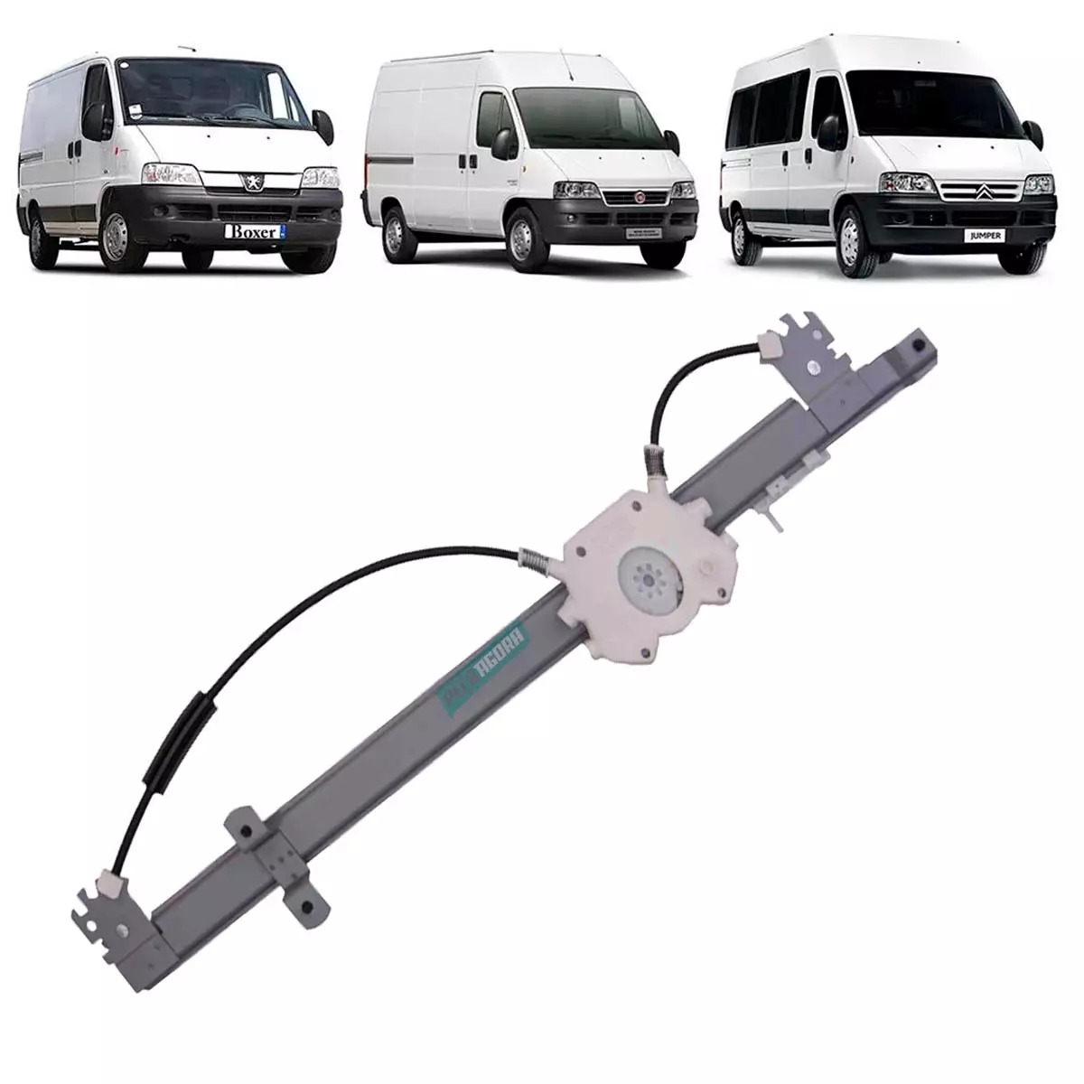 MAQUINA DE VIDRO ELETRICA DIR SEM MOTOR DUCATO BOXER JUMPER MOTOR MABUCHI (13413