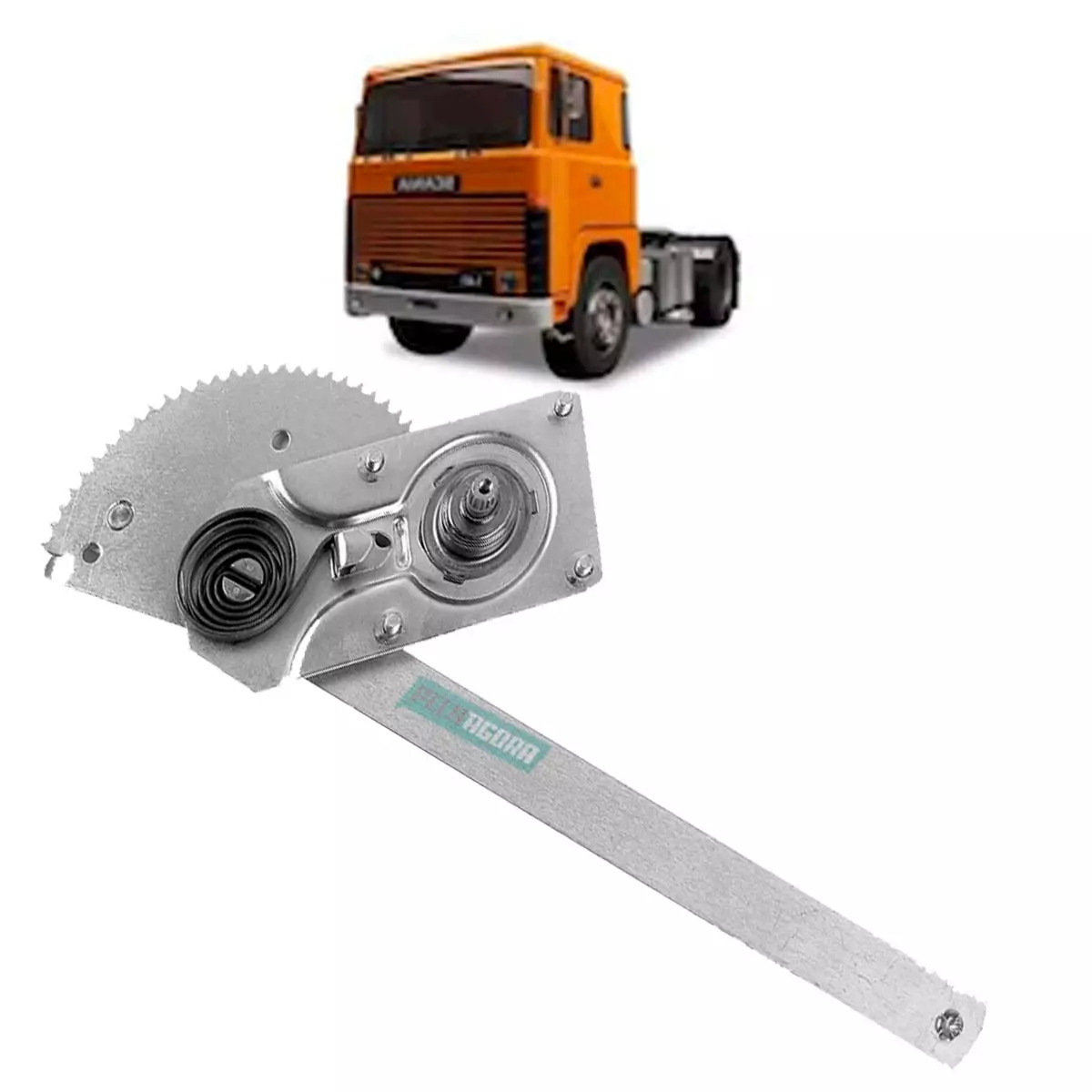 MAQUINA VIDRO MANUAL ESQ PARA SCANIA  LK140 141 88 EM DIANTE (187719-R2605E)