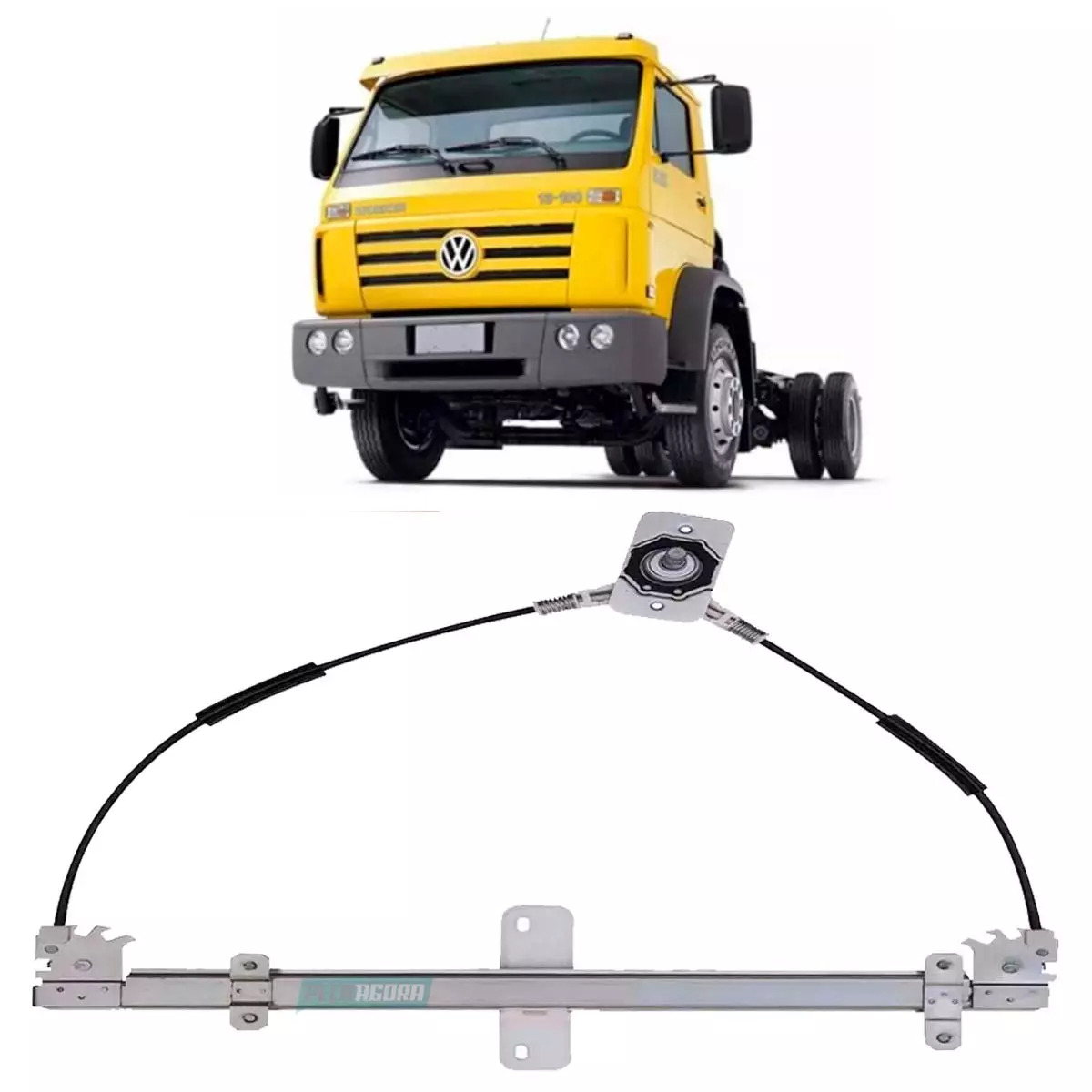 MAQUINA VIDRO MANUAL DIR PINO MEDIO VW WORKER TITAN TRACTOR 97 A 00  (2RD837502|