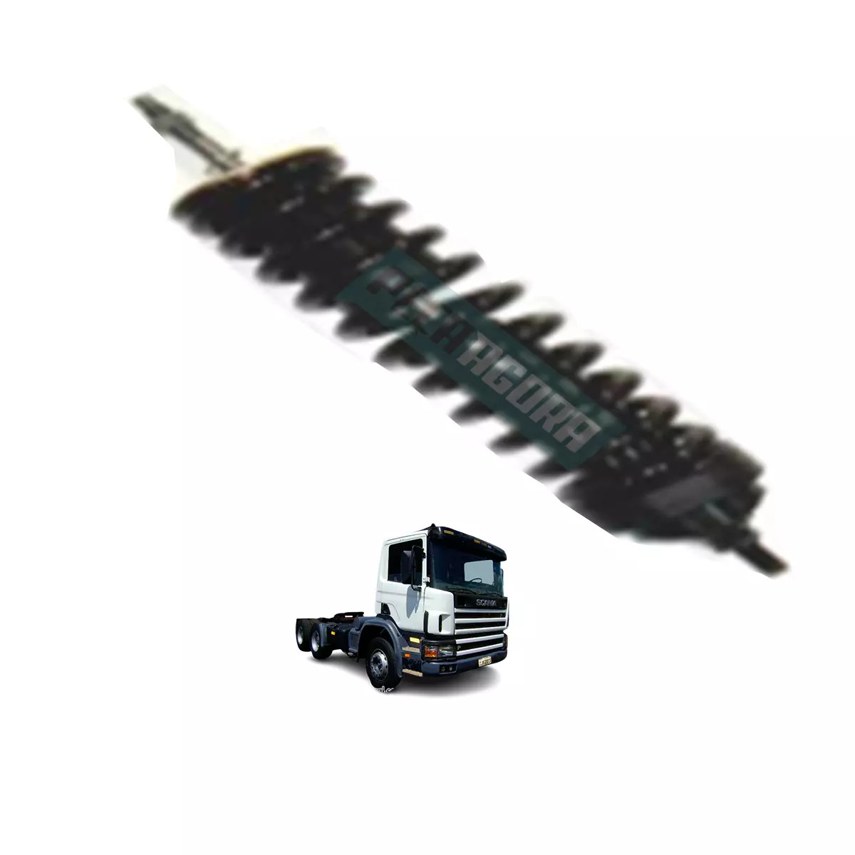 KIT MOLA AMORTECEDOR DIANTEIRO PARA SCANIA 124 P R TODOS  (1466185 - OPS 125185)