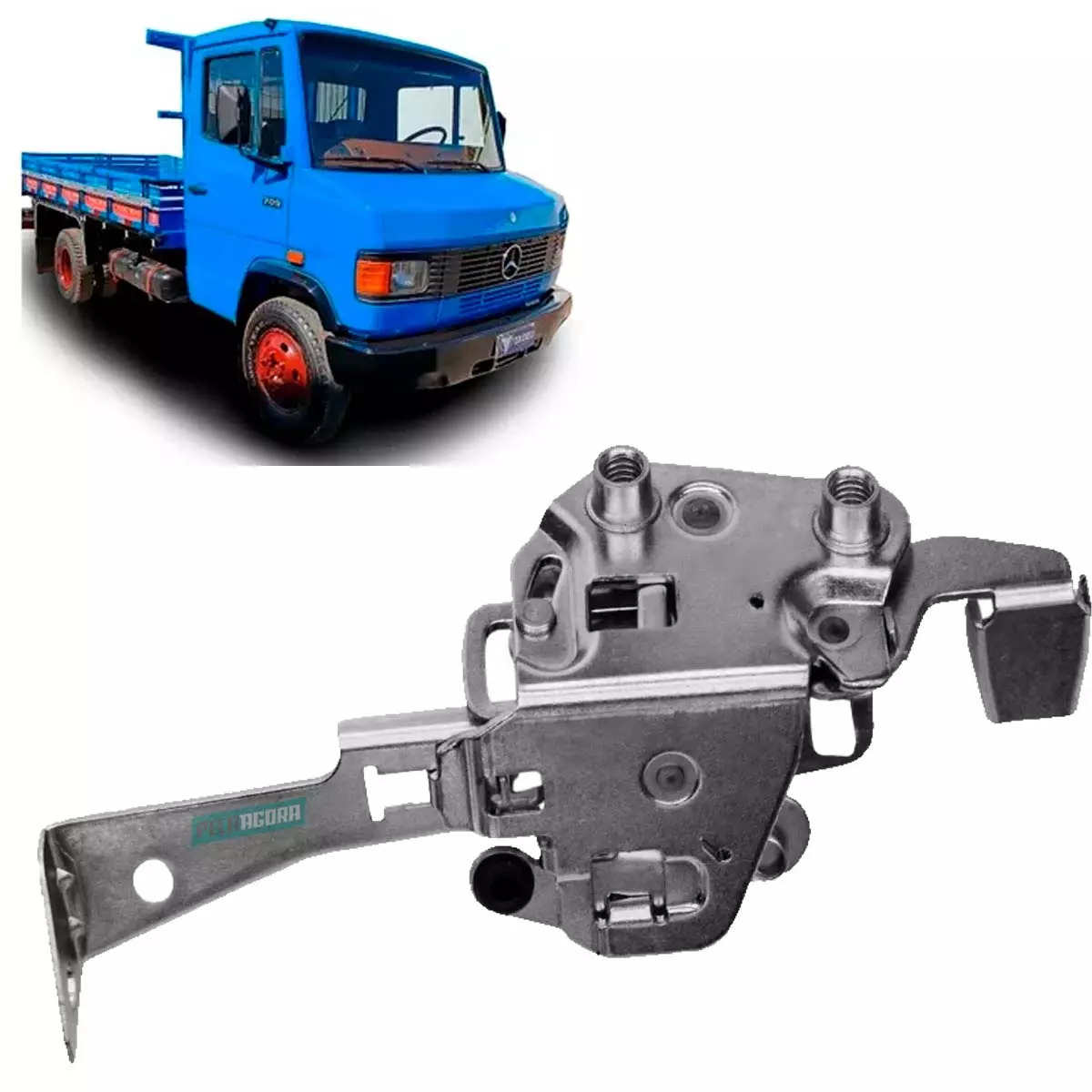 FECHADURA INTERNA PORTA ESQ MB 709 909 ATE 1996 (6887207035,)