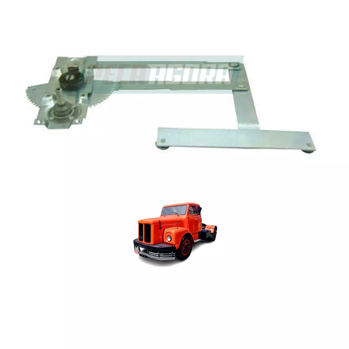 MAQUINA VIDRO PORTA ESQ PARA SCANIA 110 111 75 A 80 SEM QUEBRA VENTO (236255-R26