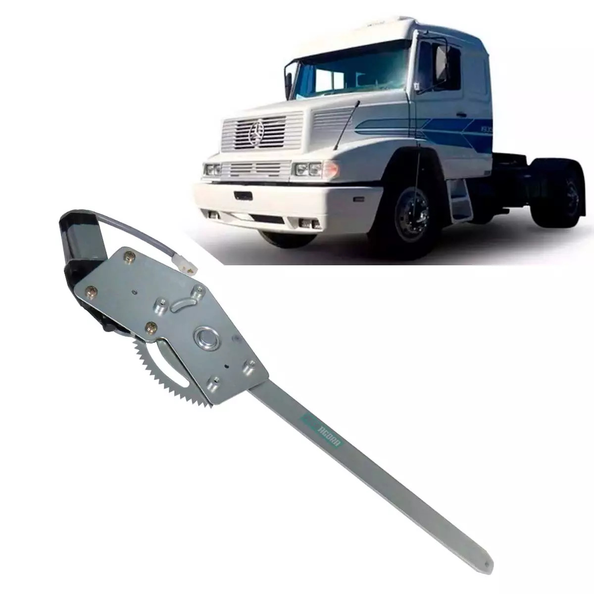 MAQUINA VIDRO ELETRICA ESQ COM MOTOR 12V MB BICUDOS 709 1935 2635 1941 1938LS 91