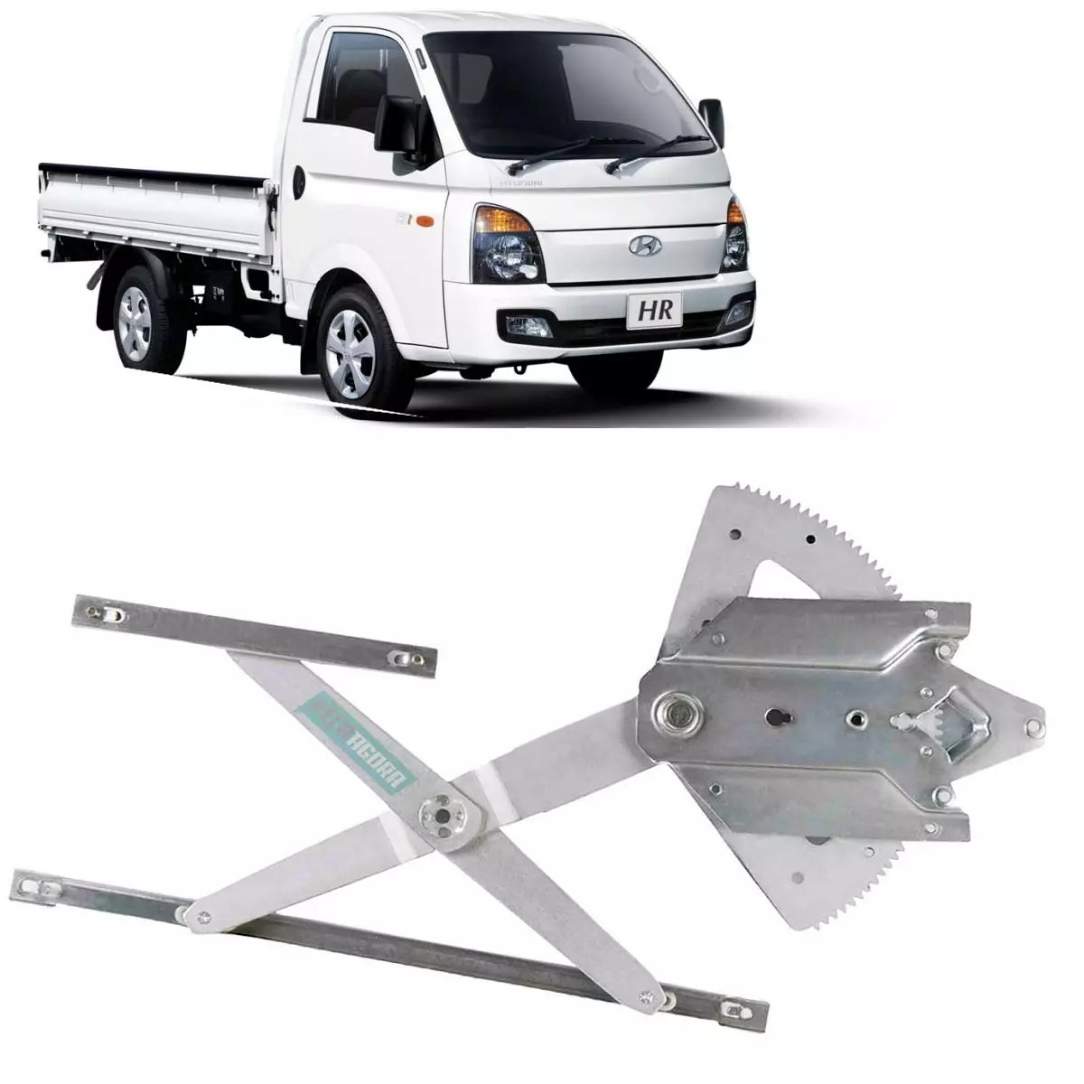 MAQUINA VIDRO ELETRICA DIR SEM MOTOR HR 2005 EM DIANTE (824024F000-R7521D-SM)