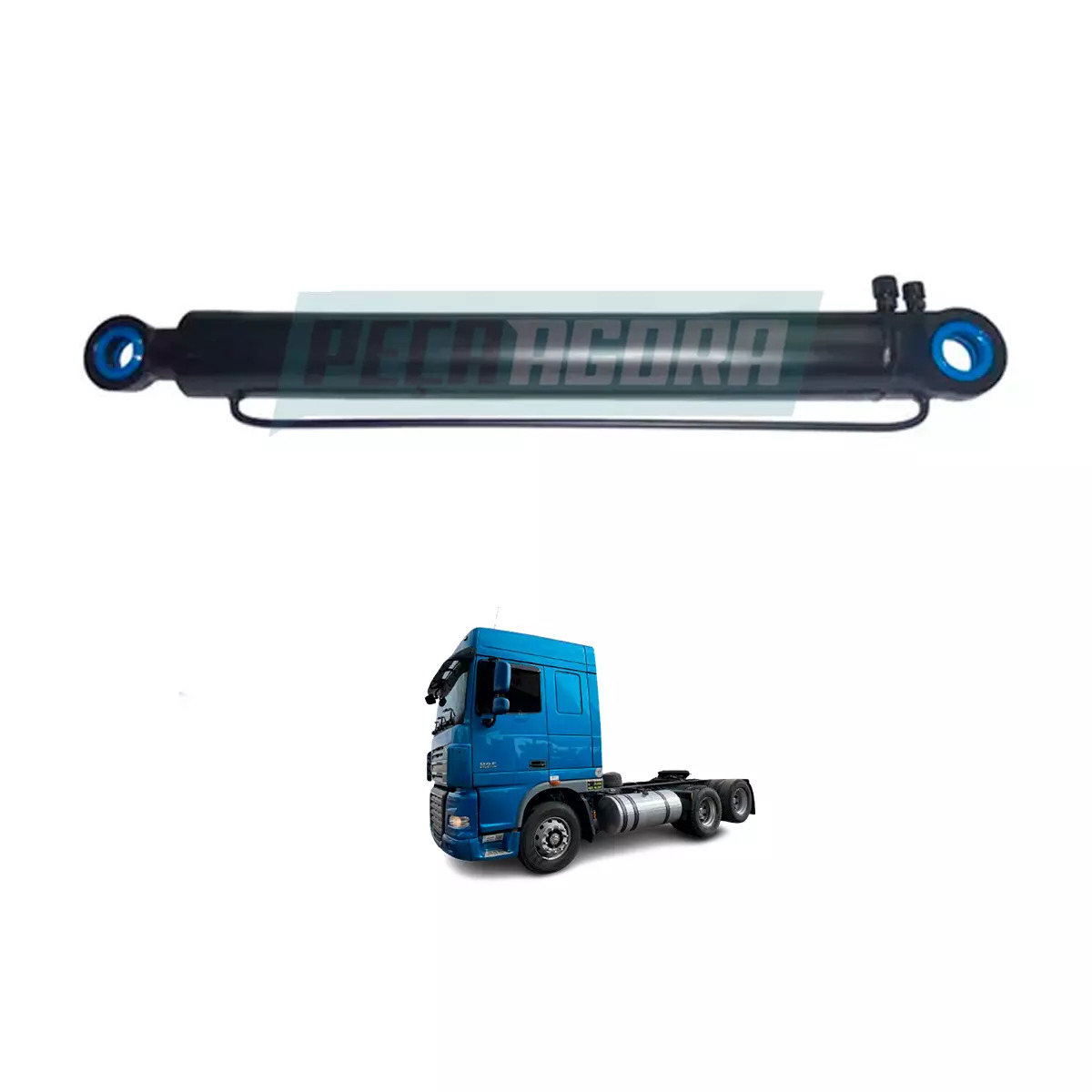 CILINDRO BASCULAR CABINE CF85/ XF95/ XF105  863MM  (1444742)