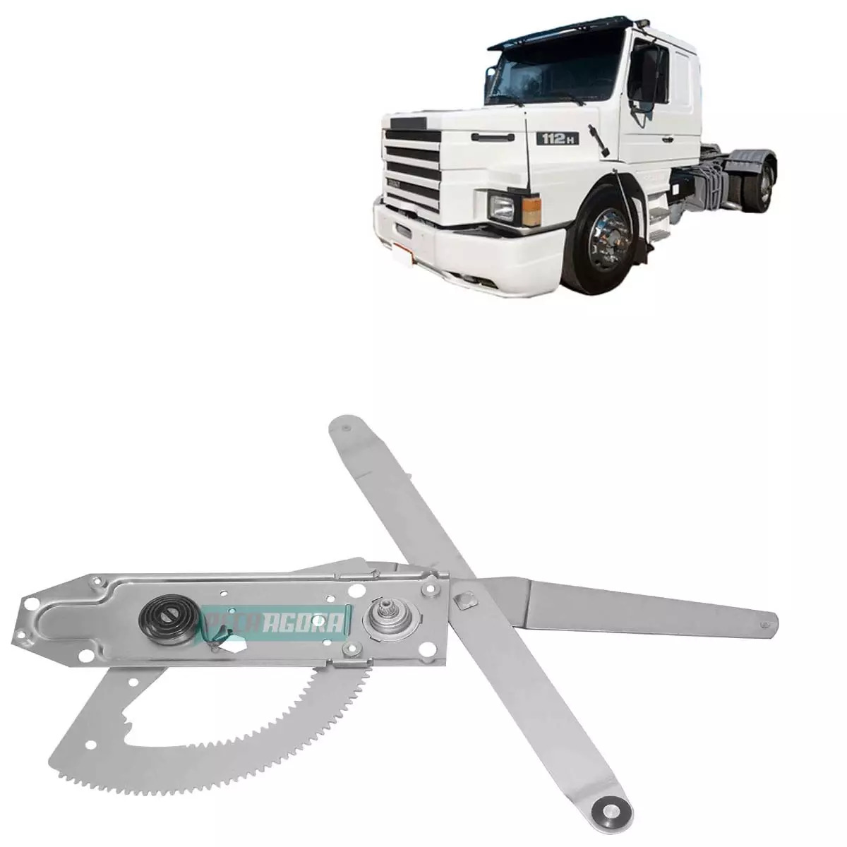 MAQUINA VIDRO PORTA ESQUERDA PARA SCANIA T112 R112 T113 R113 81 A 87 (296429-R26