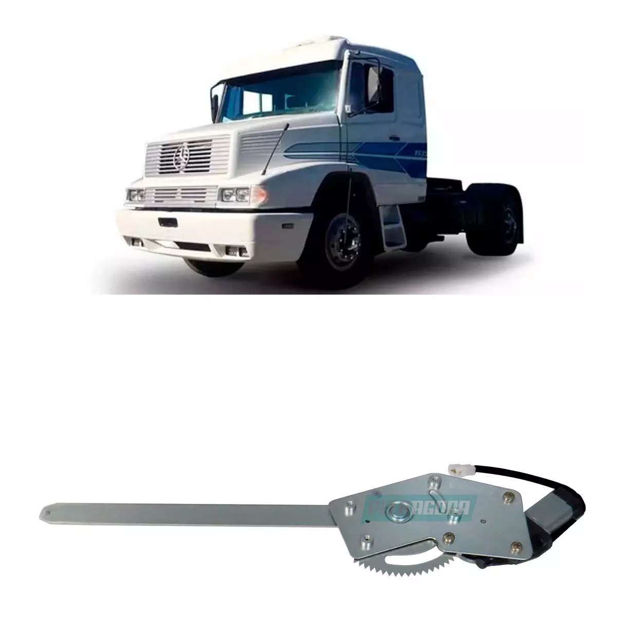 MAQUINA VIDRO ELETRICA DIR COM MOTOR 24V MB BICUDOS 709 1935 2635 1941 1938LS 91