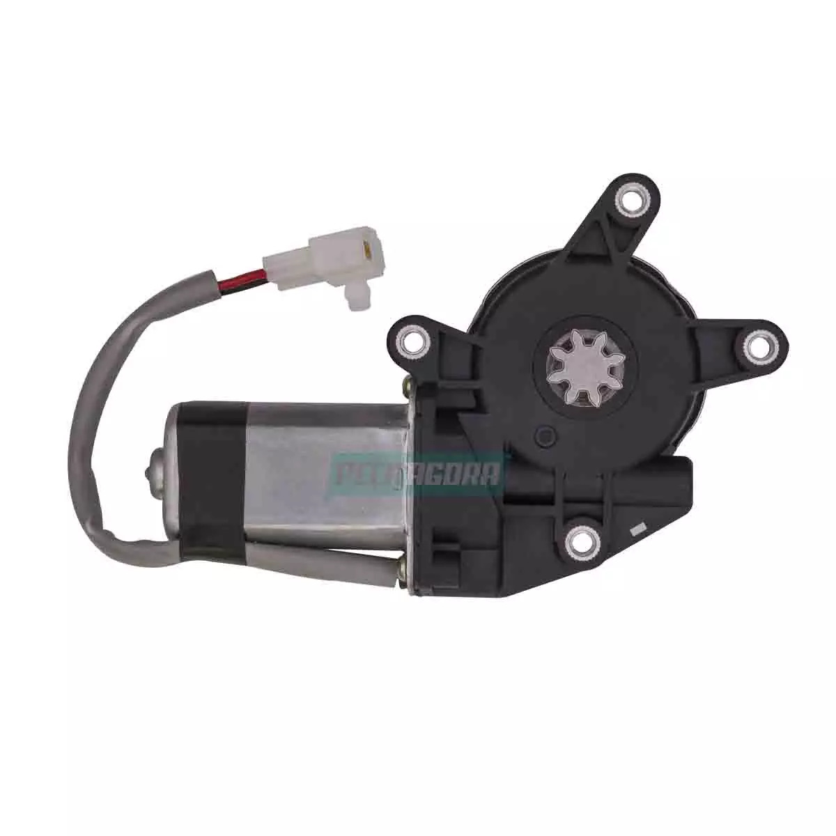 MOTOR MAQUINA VIDRO MABUCHI DIR 24V CHICOTE CINZA 8 DENTES  (M6701D)