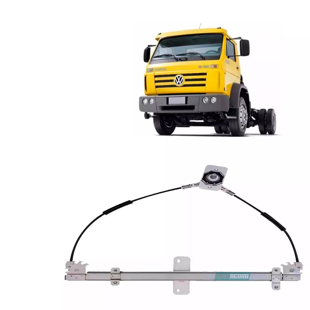 MAQUINA VIDRO MANUAL DIR PINO MEDIO VW WORKER TITAN TRACTOR 97 A 00  (2RD837502-