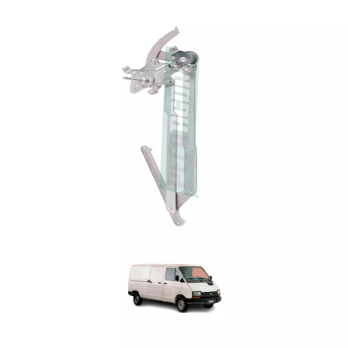 MAQUINA VIDRO MANUAL DIR RENAULT TRAFIC 1991 A 2001 (7702088121D-R7498D)