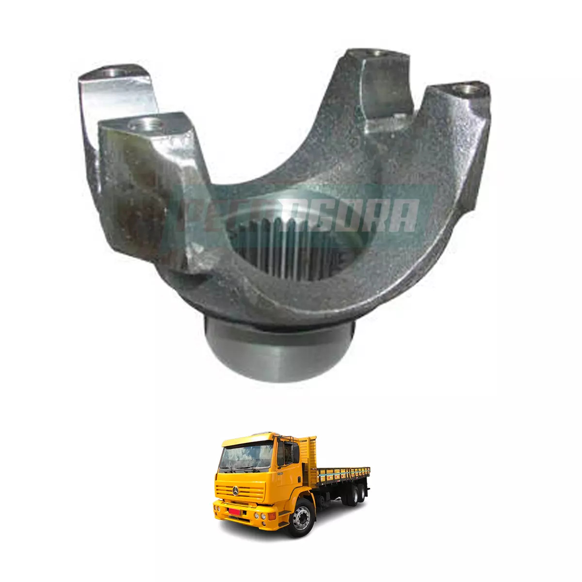 TERMINAL YOKE DIFERENCIAL 26 ESTRIAS MB 1215 1218 1318 1620 OF1721 CRUZETA SPL90