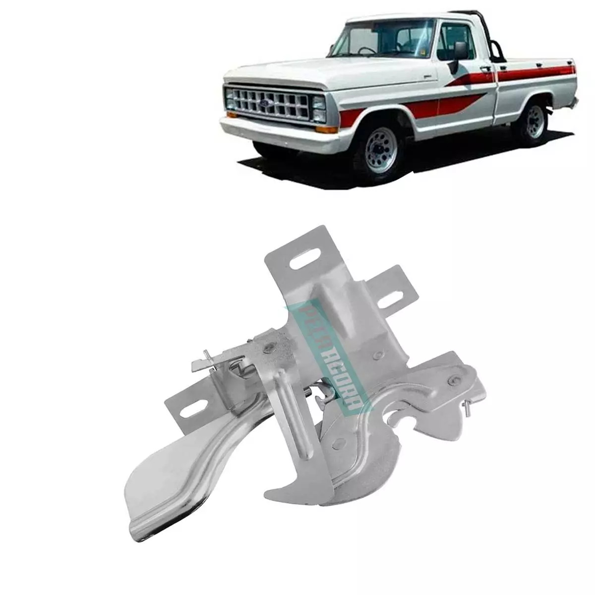 FECHADURA SUPERIOR CAPO COM CABO FORD F1000 F4000 F11000 F14000 72 A 89 (DOTB167