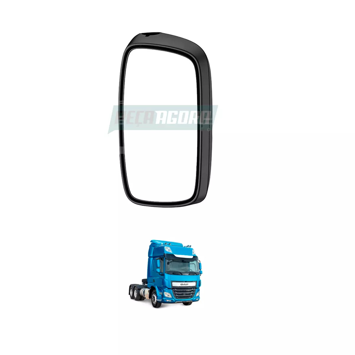 RETROVISOR PRINCIPAL SEM BRACO SEM DESEMBACADOR DAF CF XF (2724SD)