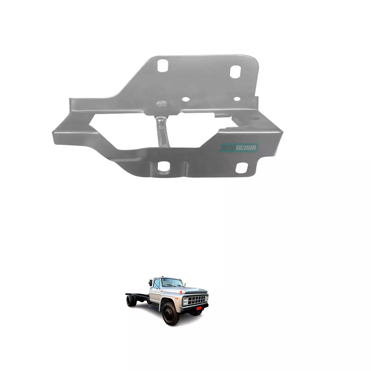 FECHO DO CAPO DIANTEIRO INFERIOR FORD F1000 F4000 ATE 1989 (89TU16900AA-F5242I)
