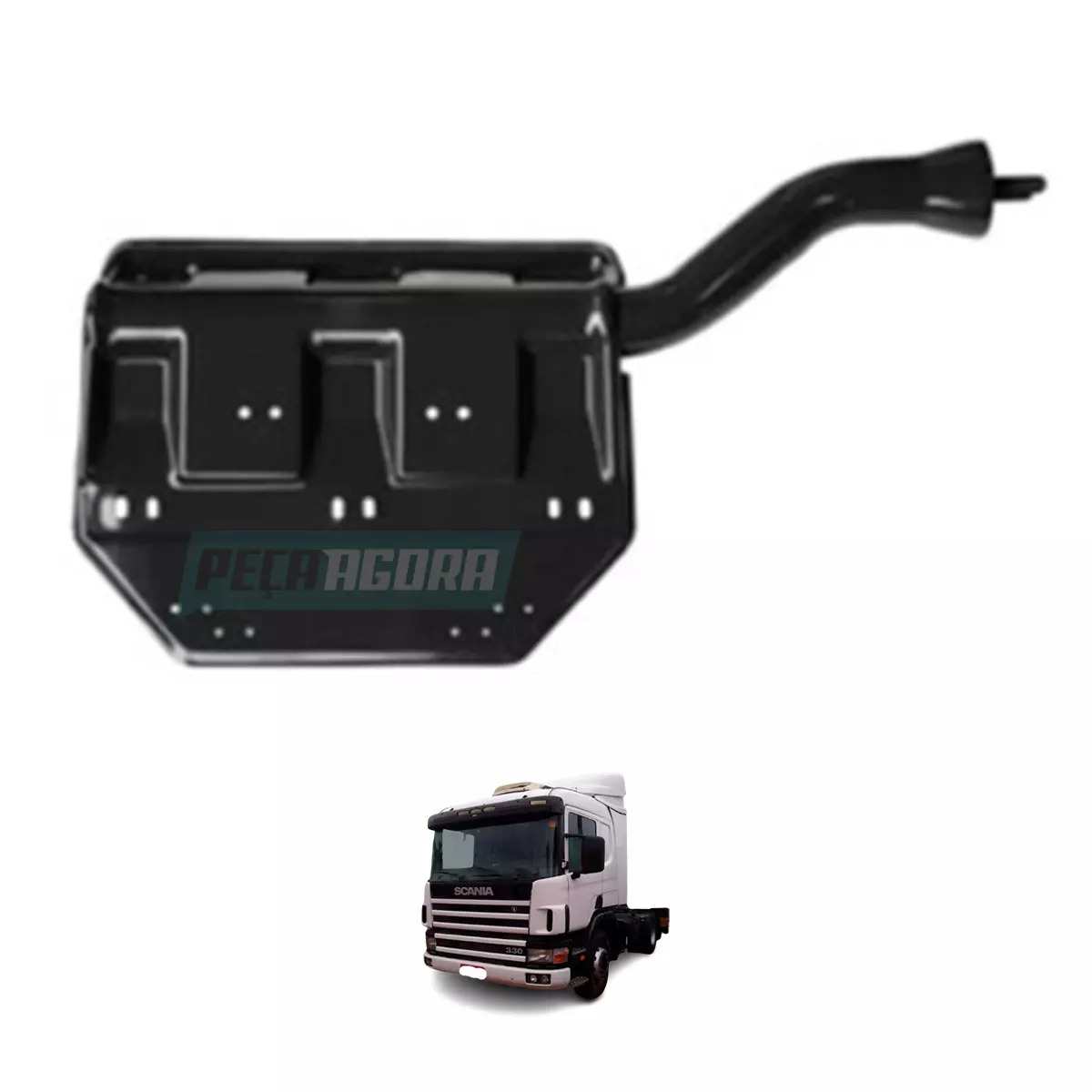 SUPORTE PARALAMA DIANTEIRO ESQUERDO PARA SCANIA CAMINHAO P114 T114 P124 R124 R16