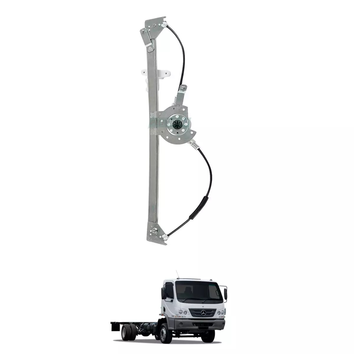 MAQUINA VIDRO ELETRICA ESQ SEM MOTOR MB ACCELO 815 1016 2012 EM DIANTE MABUCHI (