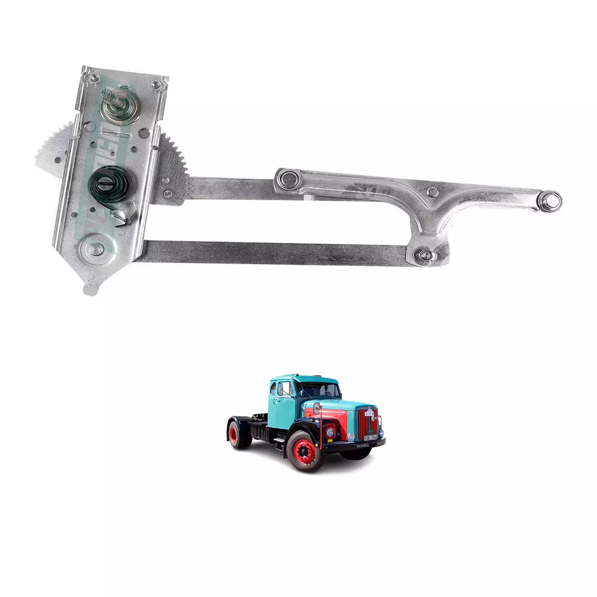 MAQUINA VIDRO ESQUERDA MANUAL PARA SCANIA L75 L76 70 A 74 (66735-R2601E)