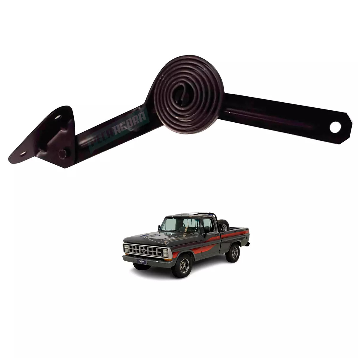 DOBRADICA CAPO DIANTEIRO ESQ COM MOLA FORD F1000 F4000 92 A 98 (EITQ16796A-D5239