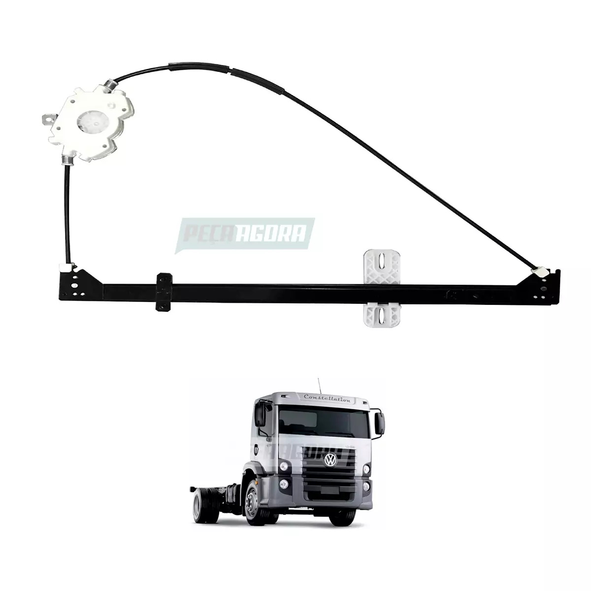 MAQUINA VIDRO ELETRICA ESQ SEM MOTOR VW CONSTELLATION 2005 EM DIANTE (2R2837399-