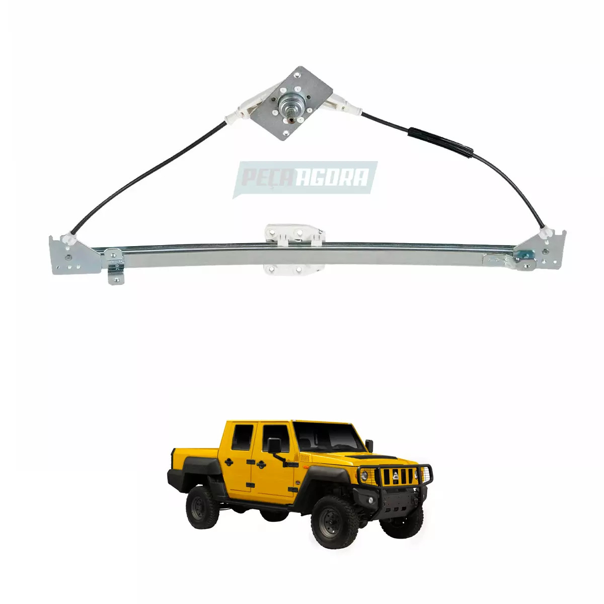 MAQUINA VIDRO DIREITO MANUAL AGRALE PICK-UP MARRUA (R7702D)