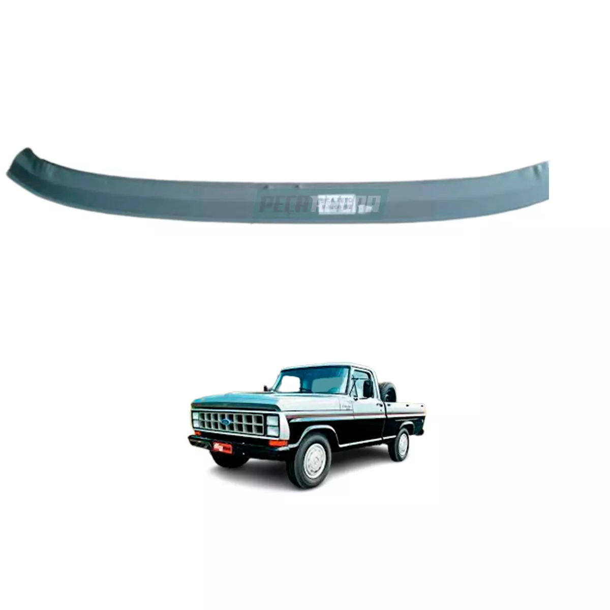 BICA CURVAO TETO FORD F1000 F4000 F600 F11000 F14000 1972 A 1992 (CR22063)