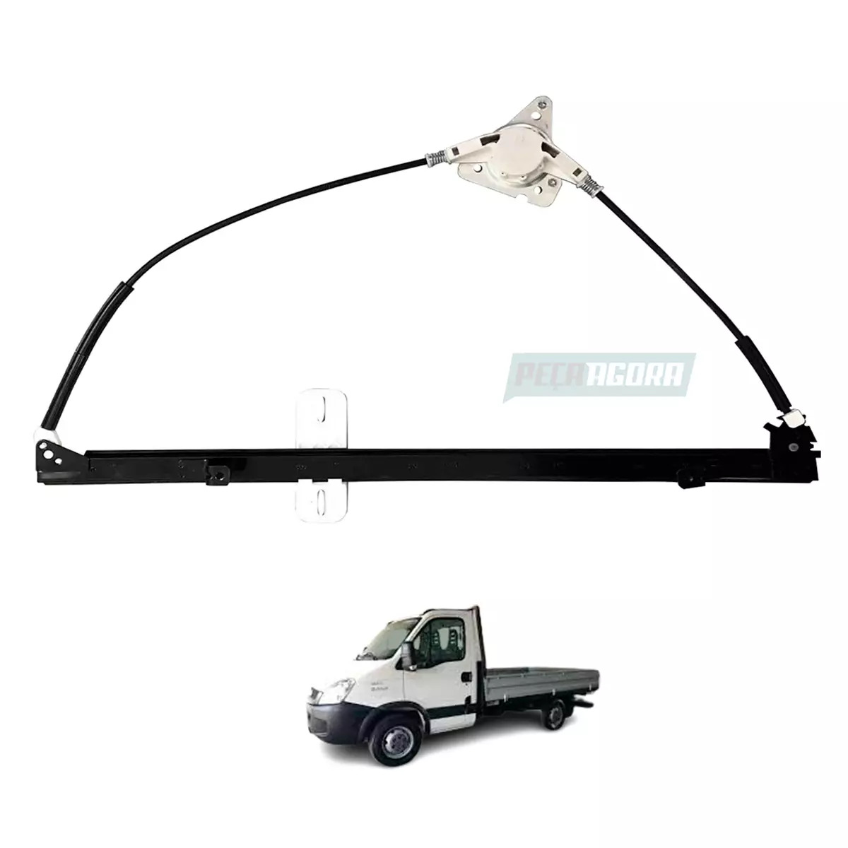 MAQUINA VIDRO ELETRICA ESQ SEM MOTOR ORIGINAL DAILY 2008 EM DIANTE MASTER 2008 A