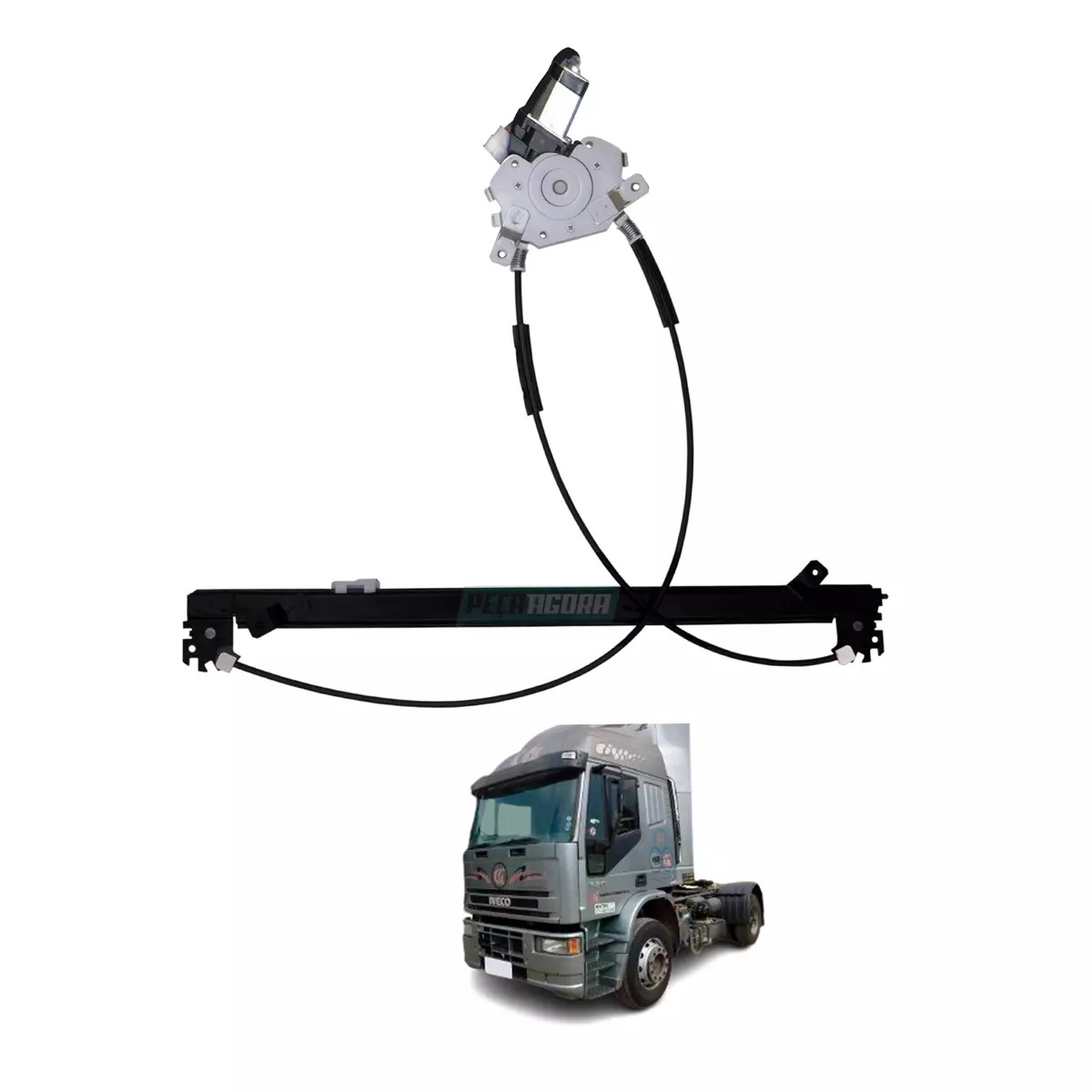 MAQUINA VIDRO ELETRICO ESQUERDO IVECO STRALIS CURSOR CAVALINO 320 TECTOR - 1998.