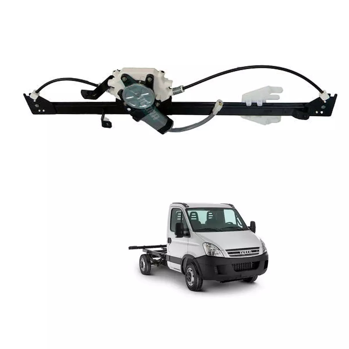 MAQUINA VIDRO ELETRIC DIR COM MOTOR 12V DAILY 1997 ATE 2007 MABUCHI 8 DENTES (48