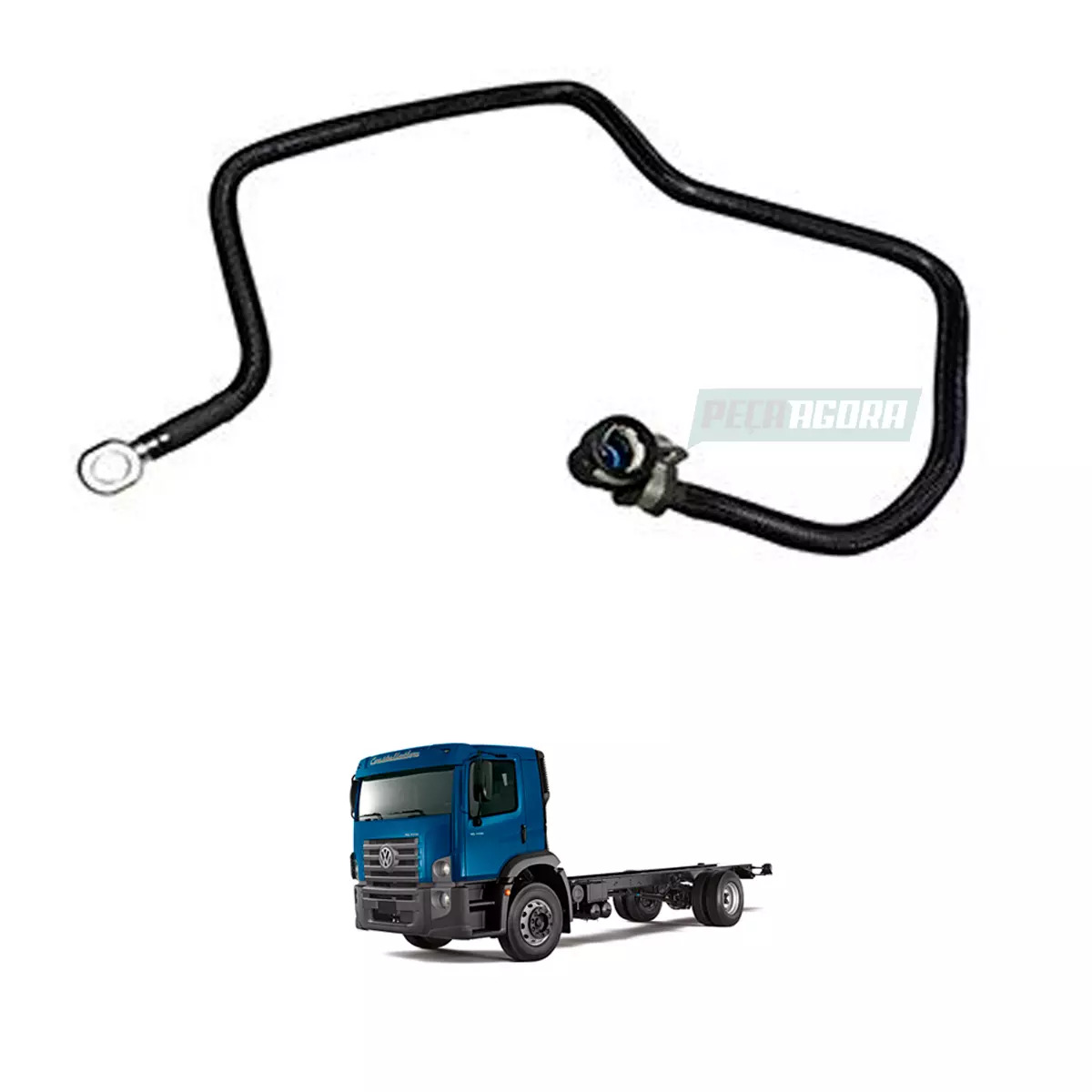 TUBO COMBUSTIVEL VW 13190 15190 17230 MOTOR MAN (07W127507AH)