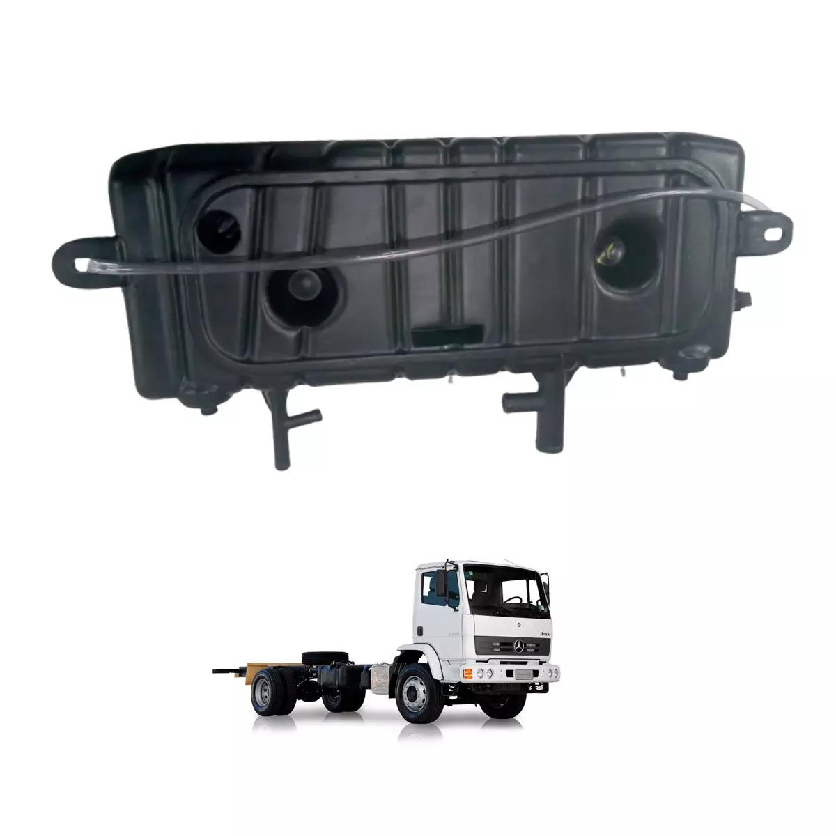 RESERVATORIO AGUA RADIADOR SEM RESSALTO TRASEIRO MB 1719 1728 2428 2423B 2423K 9