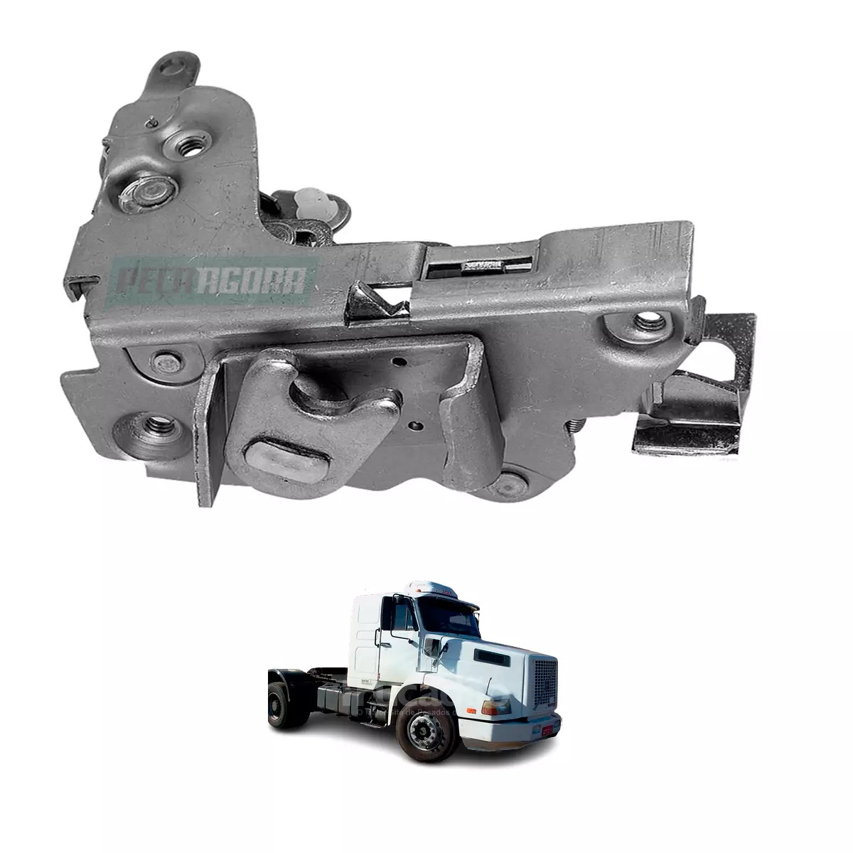 FECHADURA PORTA ESQUERDA VOLVO NL10 NL12 EDC 92 A 99 (8123611-F2915E)