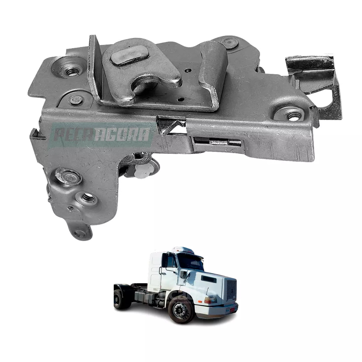 FECHADURA PORTA DIREITA PARA VOLVO NL10 NL12 EDC 92 A 99 (8123612-F2915D)