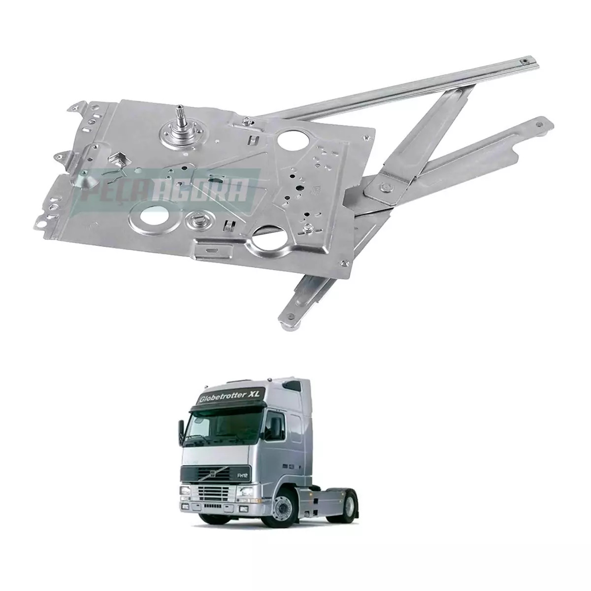 MAQUINA VIDRO MANUAL ESQ FM FH12 FH13 1994 EM DIANTE (3176541-R2617E)