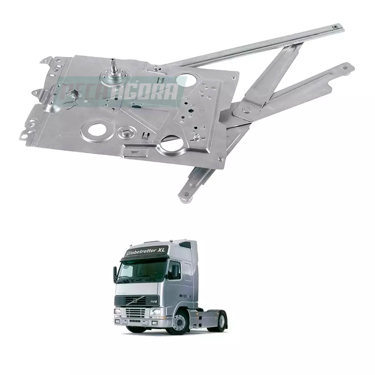 MAQUINA VIDRO MANUAL DIR VOLVO FH12 FH13 1994 EM DIANTE (3176542-R2617D)