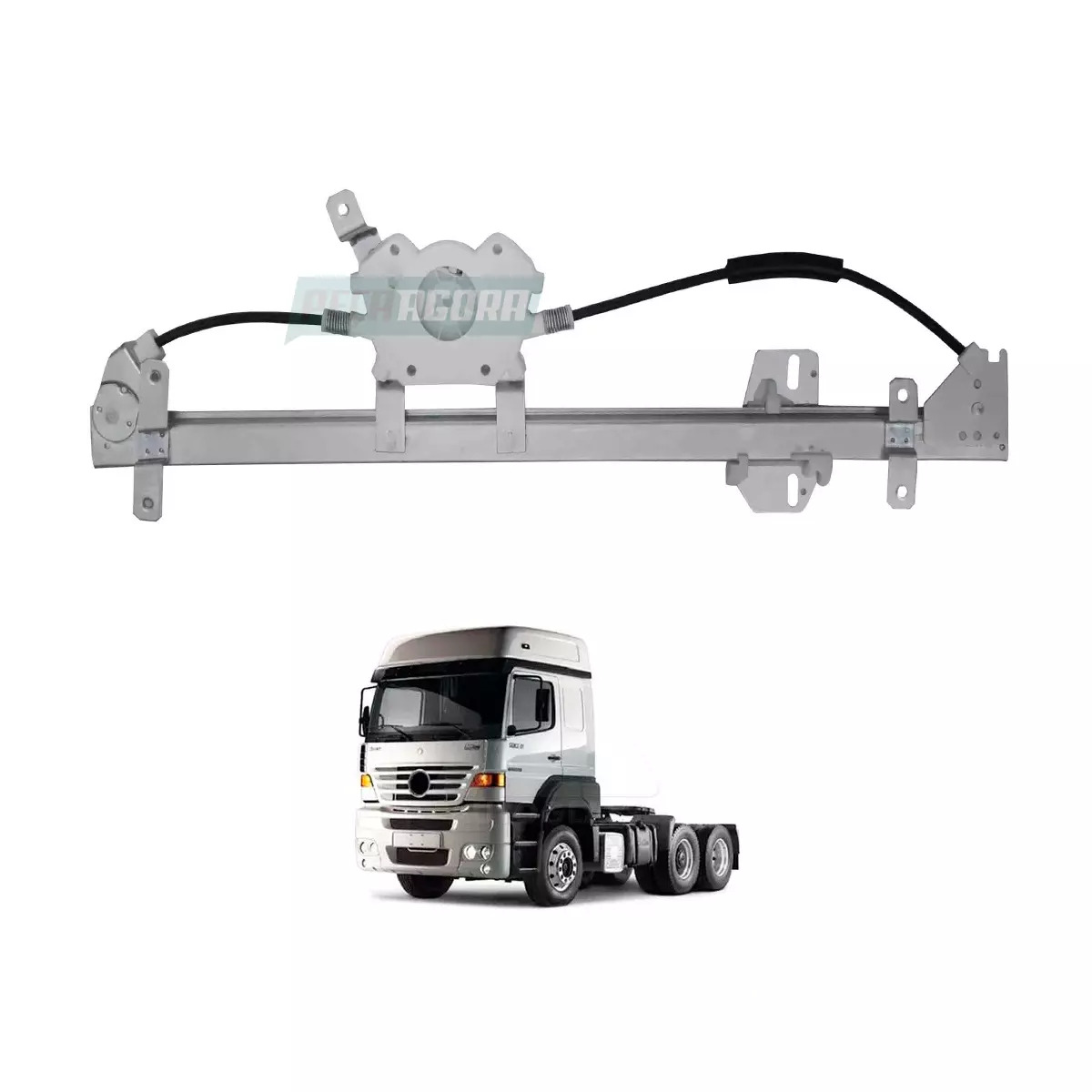 MAQUINA VIDRO ELETRICA ESQ SEM MOTOR MABUCHI MB 1938S ATEGO AXOR 06 EM DIANTE (9