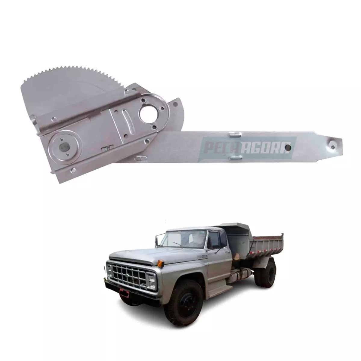 MAQUINA VIDRO ELETRICA ESQ SEM MOTOR MABUCHI FORD F1000 79 A 91 F4000 85 A 91 F6