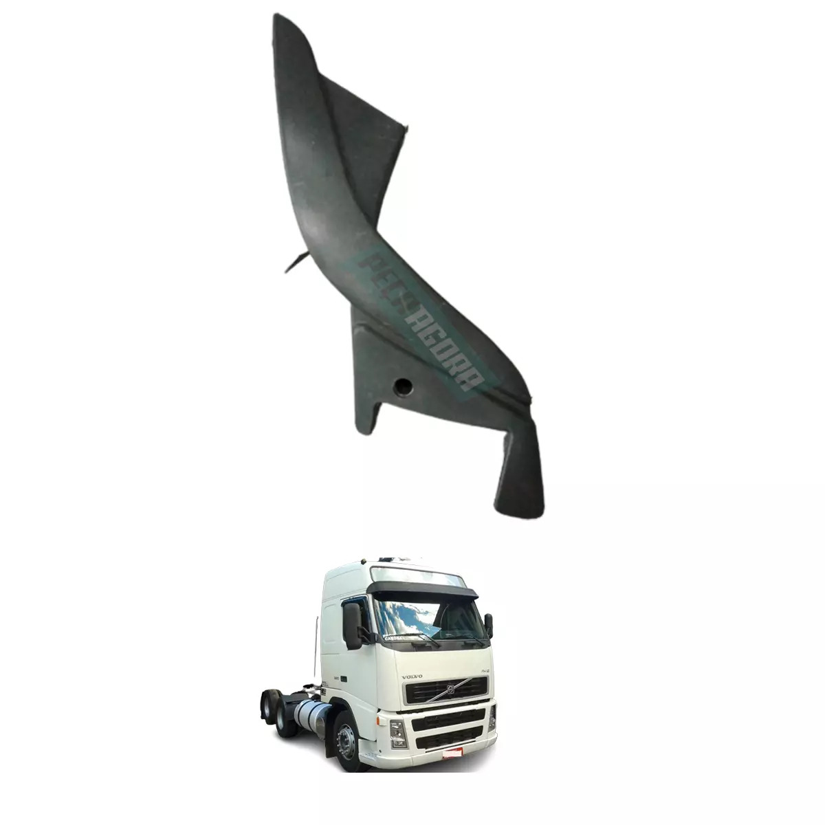 ACABAMENTO ESPELHO LE VOLVO FH FM 2004 A 2014 ESQUERDO (20379357-IM)