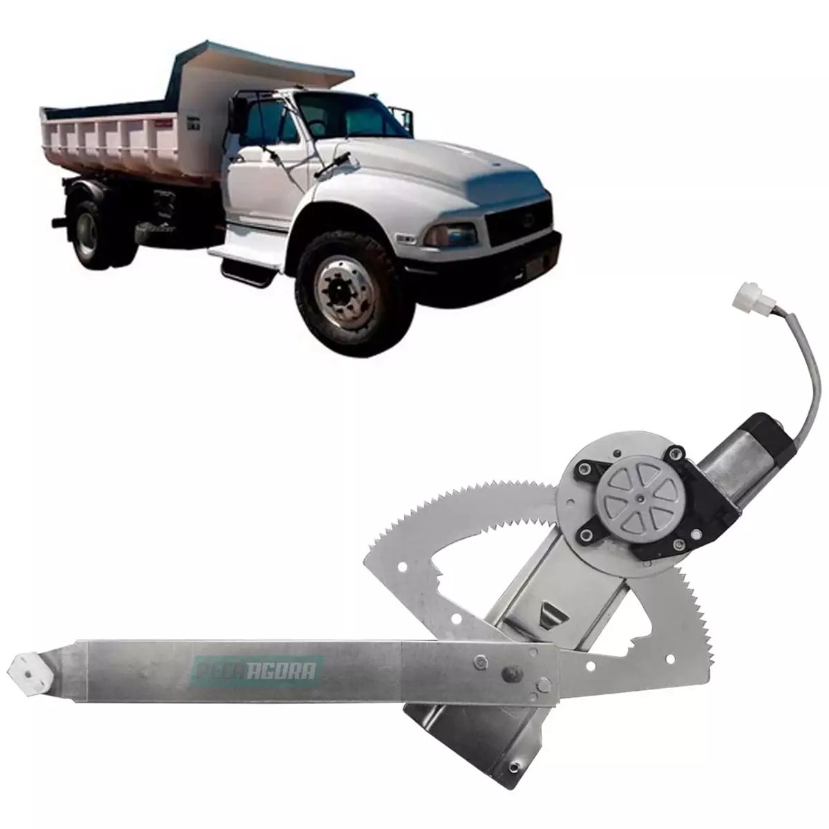 MAQUINA VIDRO ELETRICA DIR COM MOTOR 12V MABUCHI FORD F1000 F12000 F14000 F4000 