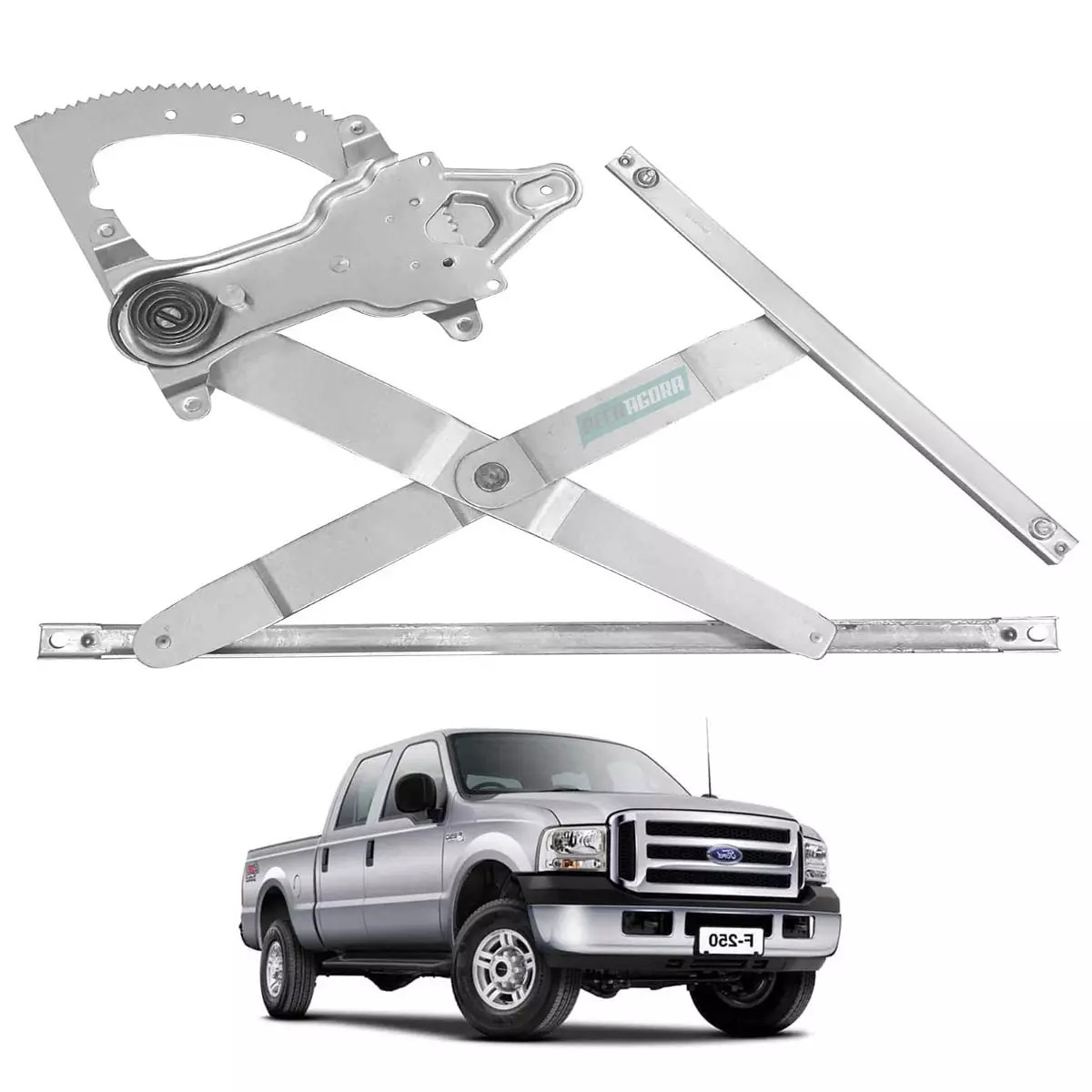 MAQUINA VIDRO ELETRICA TRASEIRA DIR SEM MOTOR MABUCHI FORD F250 F350 F4000 (8C3Z