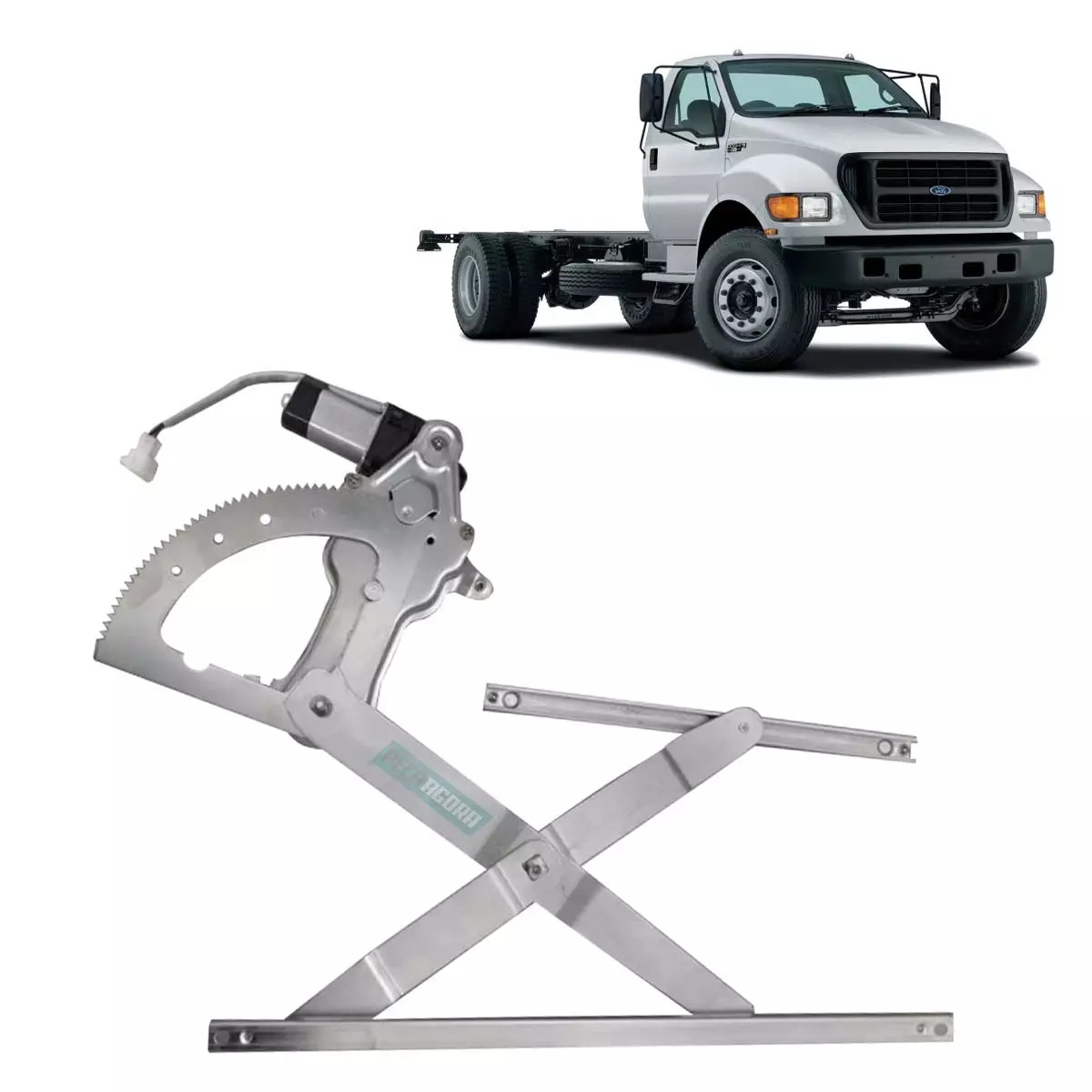 MAQUINA VIDRO ELETRICA DIANTEIRA DIR COM MOTOR 12V FORD F12000 F14000 F16000 F25