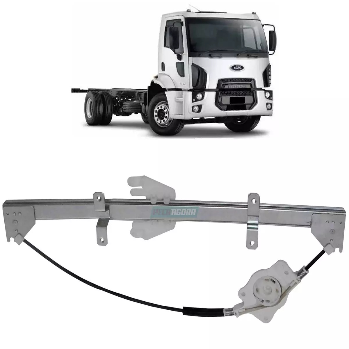 MAQUINA VIDRO ELETRICA DIR SEM MOTOR FORD CARGO 2011 EM DIANTE (3C46E23200BE,)