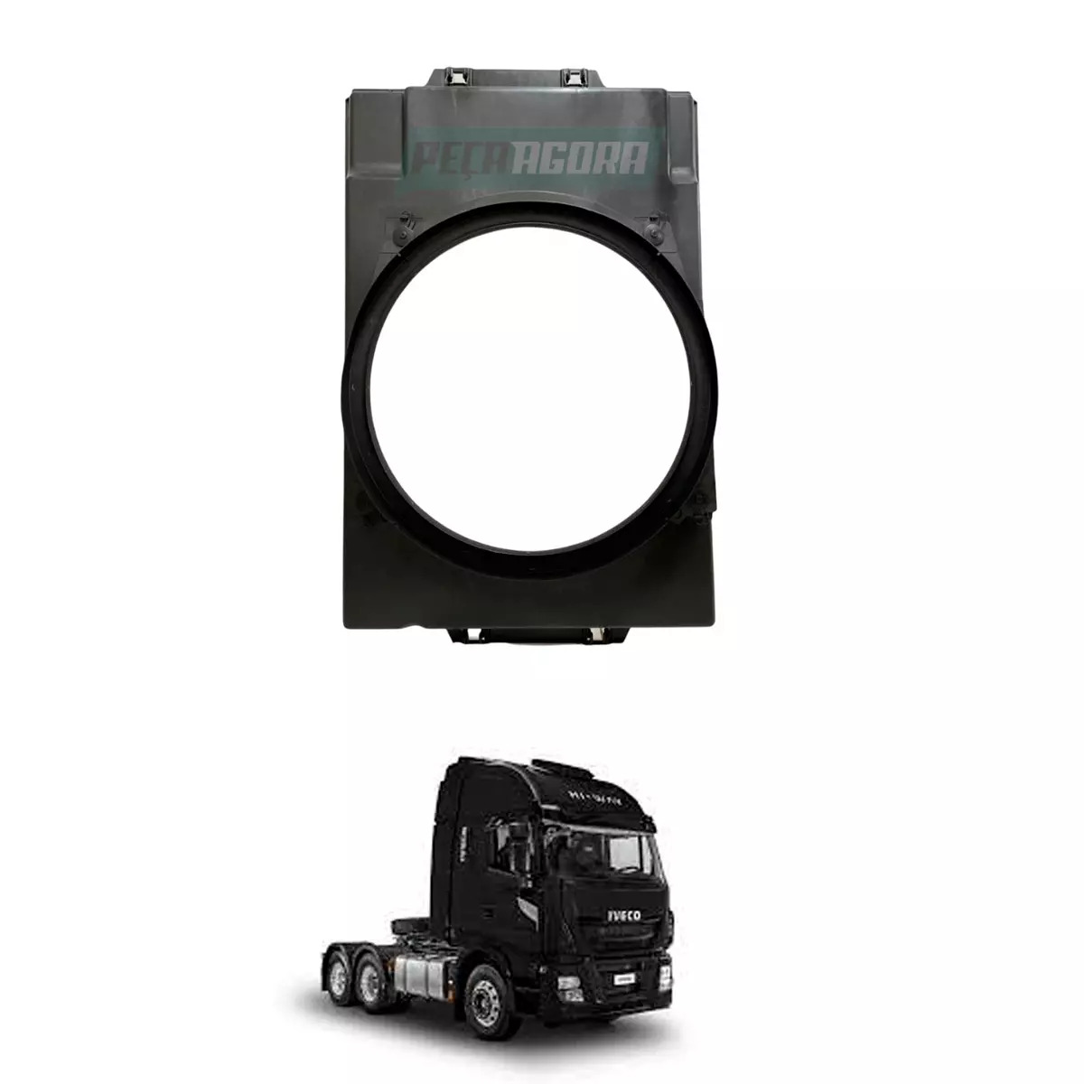 DEFLETOR DO RADIADOR IVECO STRALIS HI-WAY (41214449-150080)