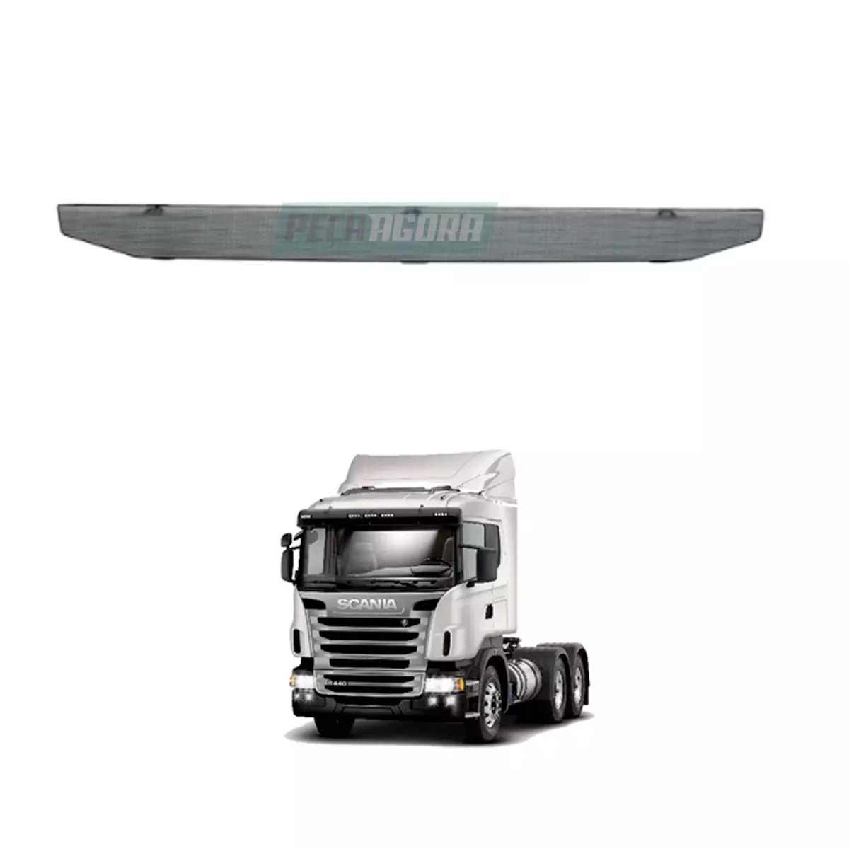 TELA MEIO DA GRADE FRONTAL SCANIA SERIE 5 (1870593-CL481)