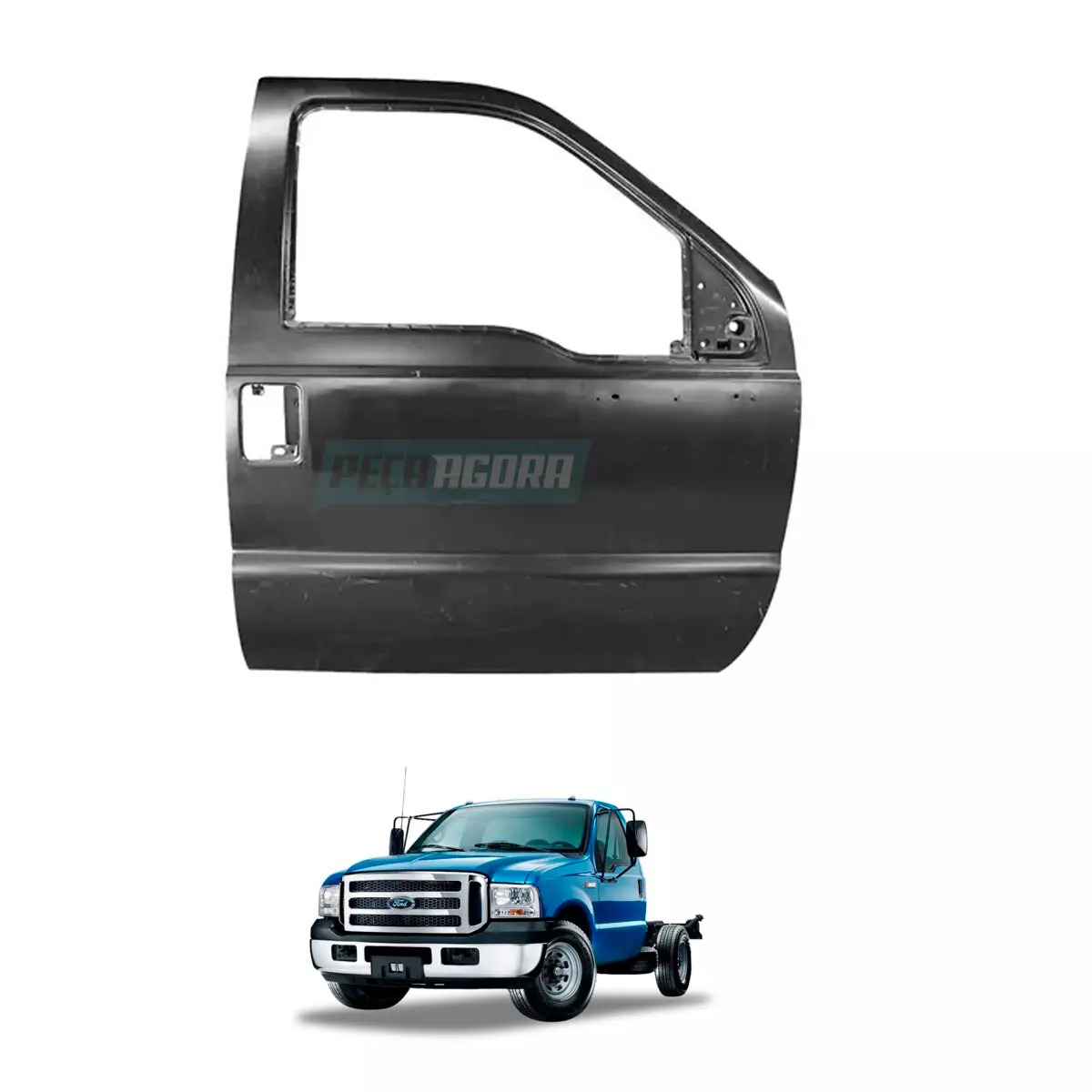 PORTA LE PITBULL PRIMER DESMONTADA FORD F250 F350 1998 EM DIANTE  (106397)